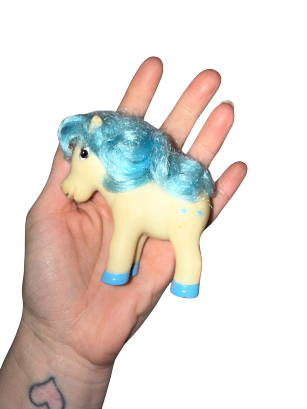 Vintage yellow pony toy